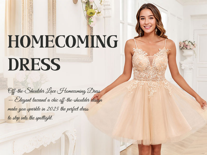 jaeden homecoming dresses Dress Short 2025 Lace Homecoming Dress 2025 – Lace Prom Gown With Tulle, Sweetheart Neckline, Short Length 13.01.2024