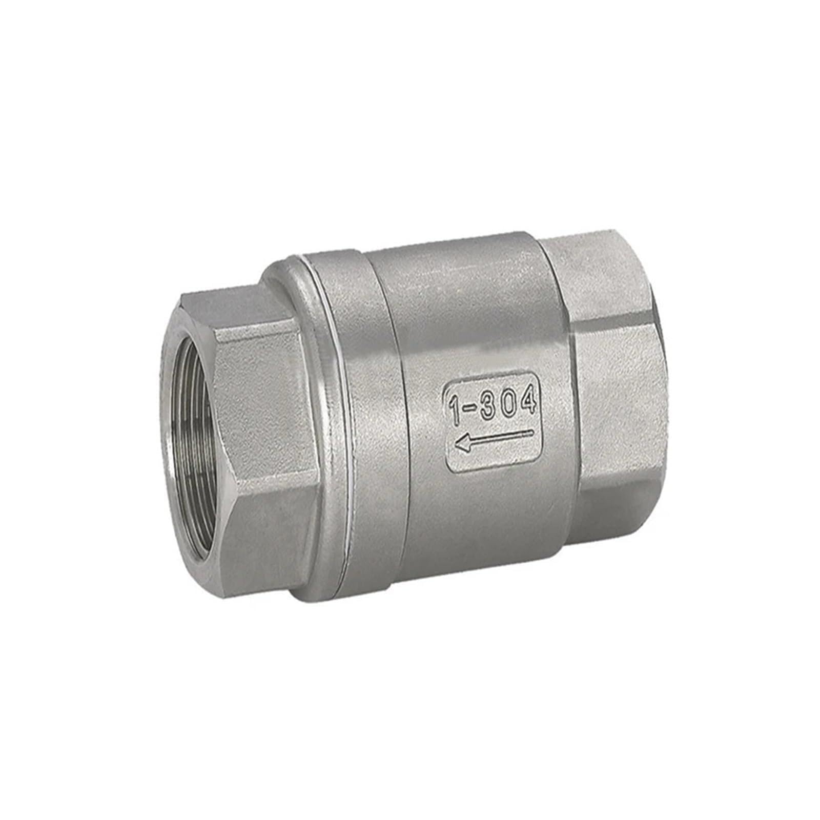AARTERZZA in line Spring Check Valve Female Spring Check Valve Non Check Valve one Way Valve 2 Piece Valve DN6/DN10/DN15/DN20/DN25(Khaki,DN20)