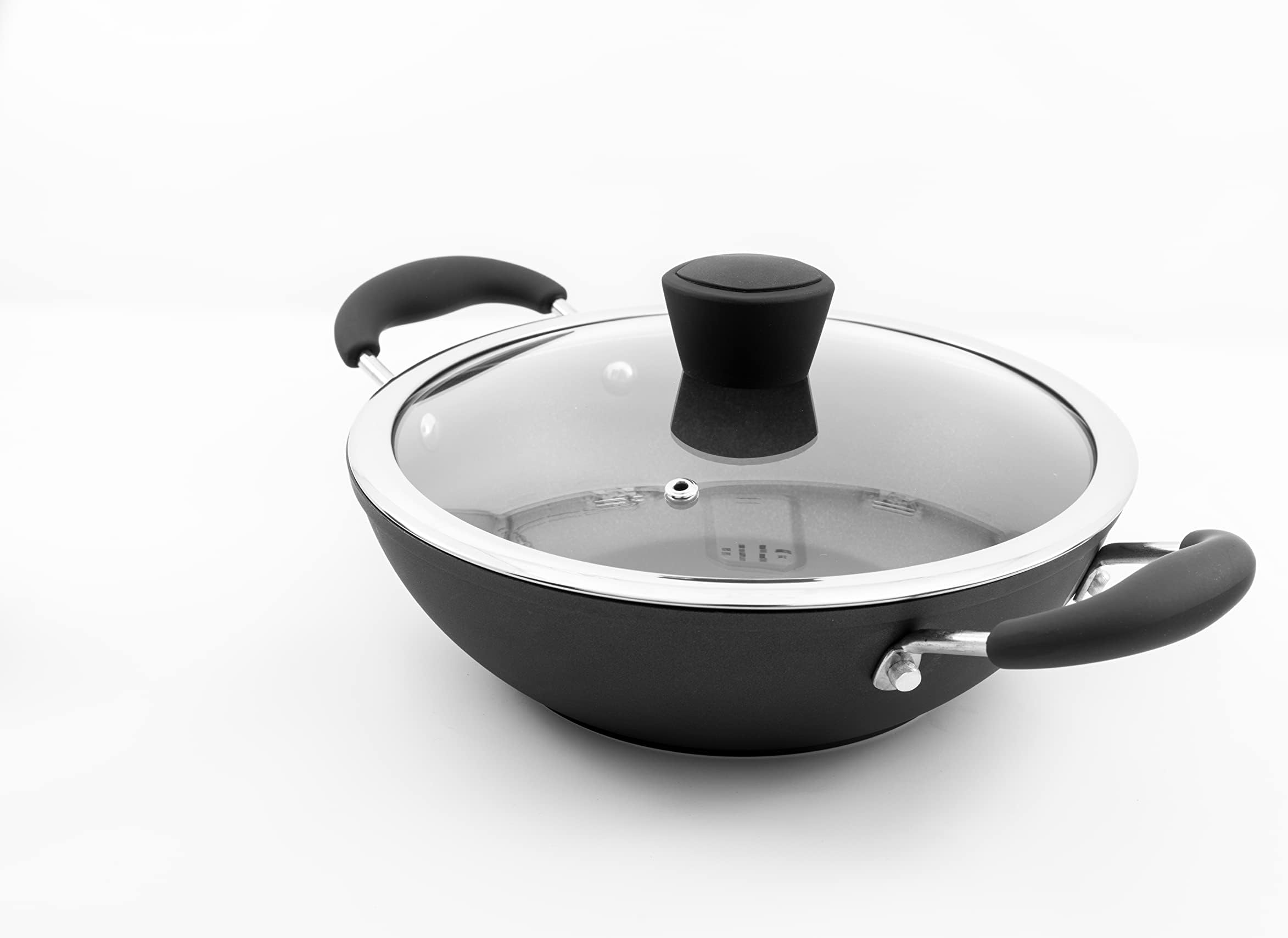 Ken Hom Carbon Steel Mini Wok, 20cm, Classic, NonInduction/Wooden