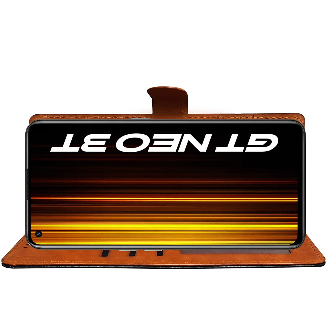 Realme GT Neo 3T 5G Flip Cover - Leather & Card Slots -4 Realme GT Neo 3T 5G Flip Cover - Leather & Card Slots -4