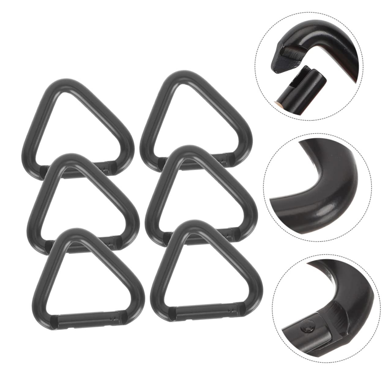 24pièces Mousquetons Robustes Clip De Montagne Pratique pour Et Activités Extérieures Boucles Triangulaires Légères Et