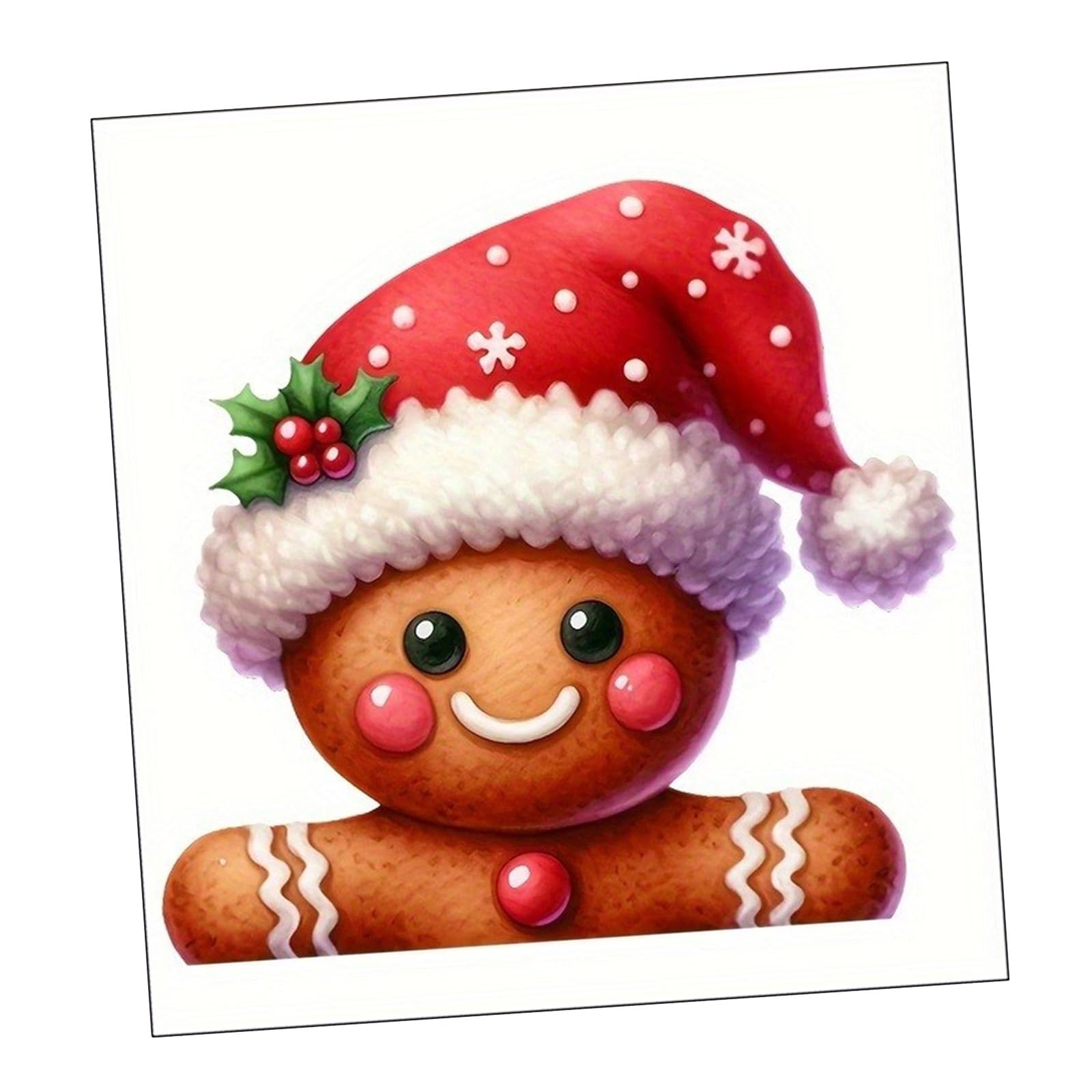 Tsophreniq Holiday Switches Plate Sticker Cartoon Santa Snowman Reindeer Theme Christmas Decal Labels Indoor Decoration Christmas Light Wall Outlet Decal