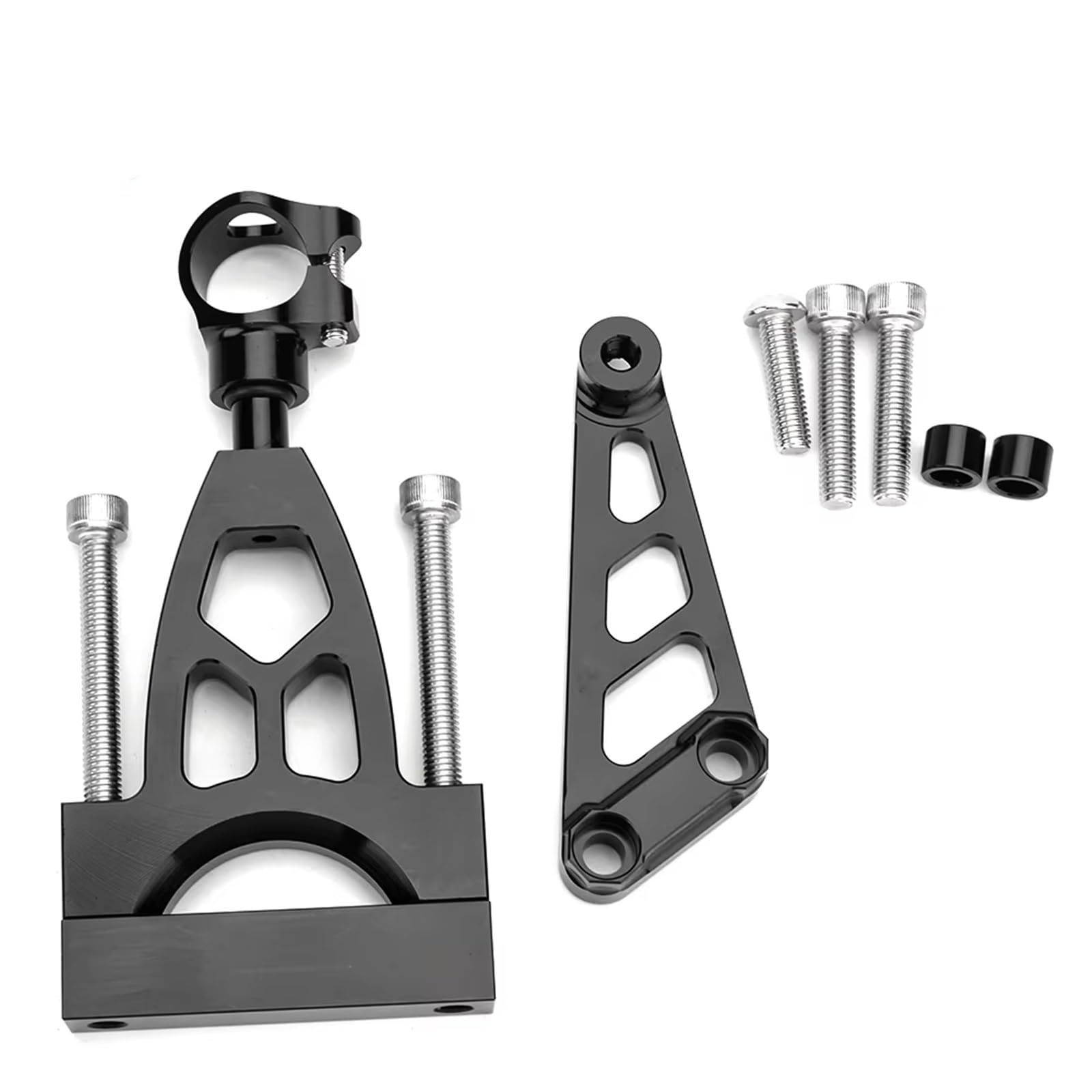 Compatible con CB400 para VTEC 1999-2004 2005 2006 2007 2008 2009 2010 Soporte De Amortiguador Estabilizador De Dirección De Motocicleta Amortiguador dirección