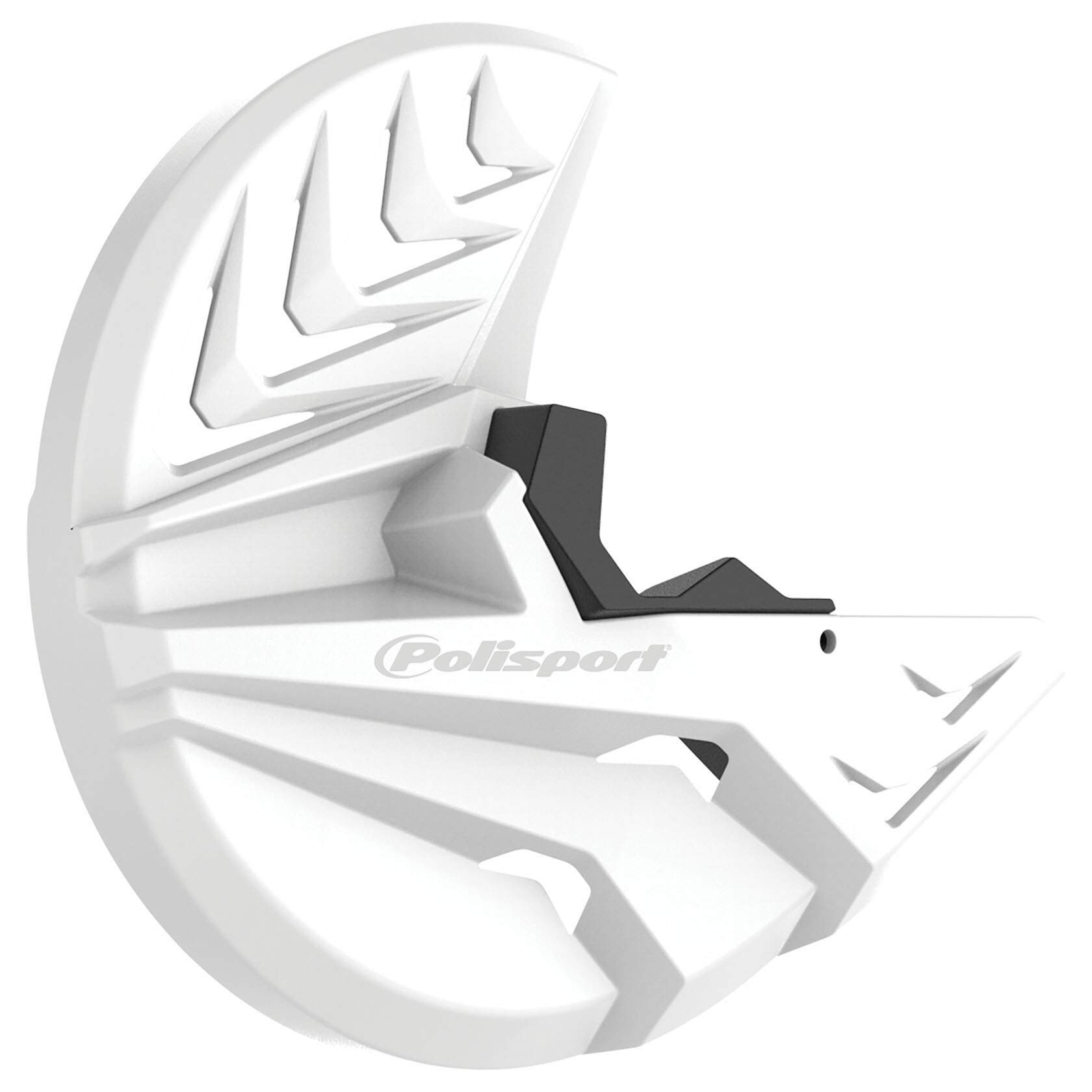 Polisport 8155100002 - Protezione Disco E Forcella Inferiore In Polipropilene Resistente Agli Urti E All'abrasione Compatibile Con Le Moto Honda A Colori Bianco - 4