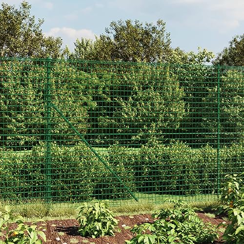 Festnight Maschendrahtzaun 180 cm Höhe Gartenzaun Drahtzaun Drahtgitter Maschendraht Metallzaun...