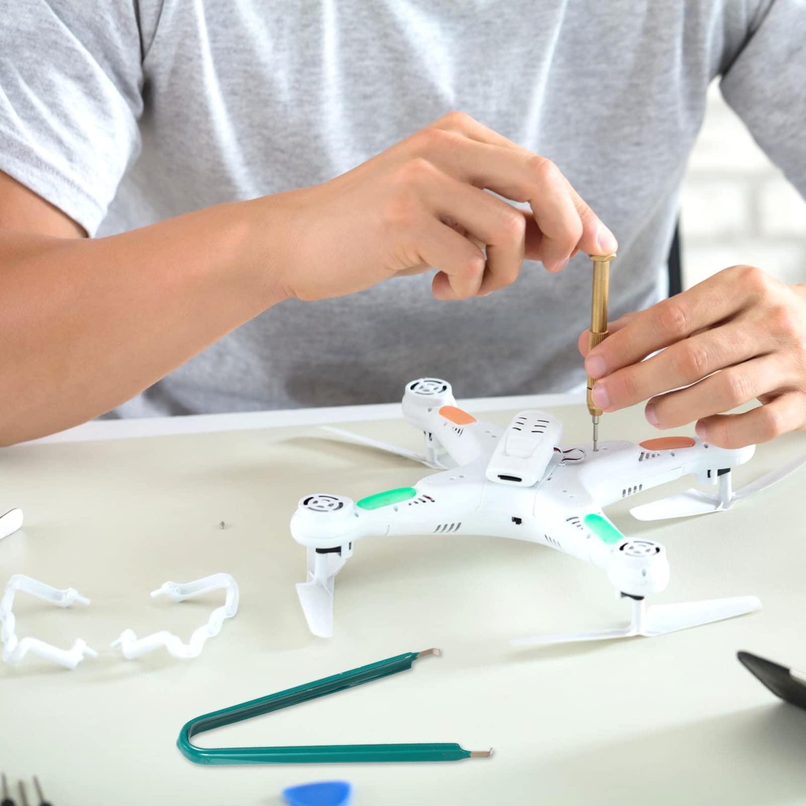 SOLUSTRE 4pcs Chip Puller Ic Chip Extractor Ic Chip Pick up Tool Electronic Component Grabber Portable Pickup Holder Precision Grabber Chips Tools for CPU Stainless Steel