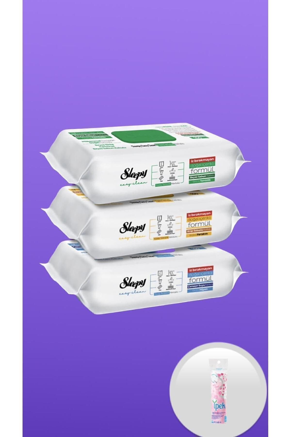 Sleepy Easy Clean Yüzey Temizlik Havlusu 100 lü 3 Paket (300 YAPRAK) HEDİYELİ