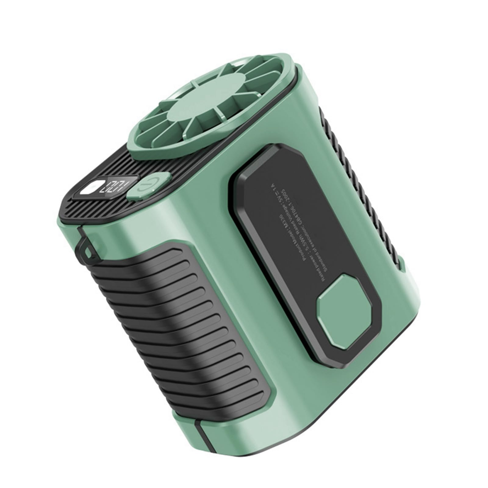 Ventilador de cintura con flujos de aire fuertes y refrigeración sin aspas