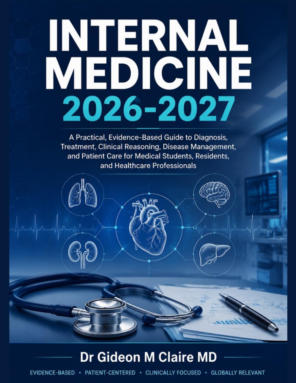 Internal Medicine 2026-2027: A Practical, Evidence-Based Guide to Diagnosis, Treatment, Clinical Reasoning, Disease Management, and Patient Care for ... Residents, and Healthcare Professionals