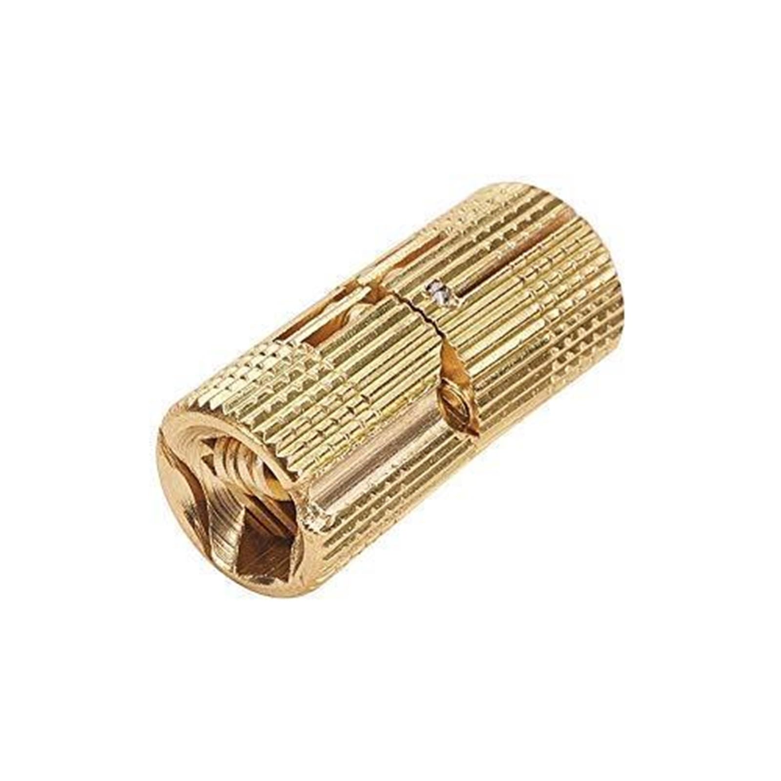 Brass Pivot Drawer Hinge 4PCS Cylindrical Concealed Hinge 0.551 Inch