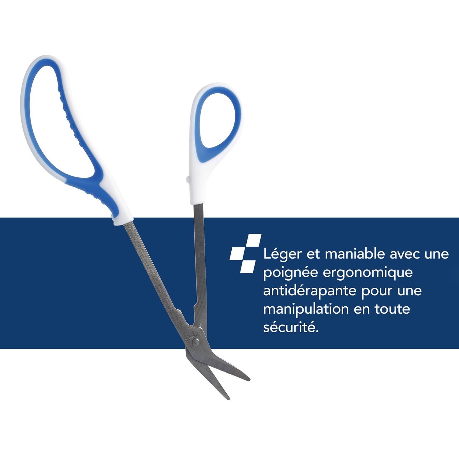 Ciseaux pour ongles avec poignée extra longue