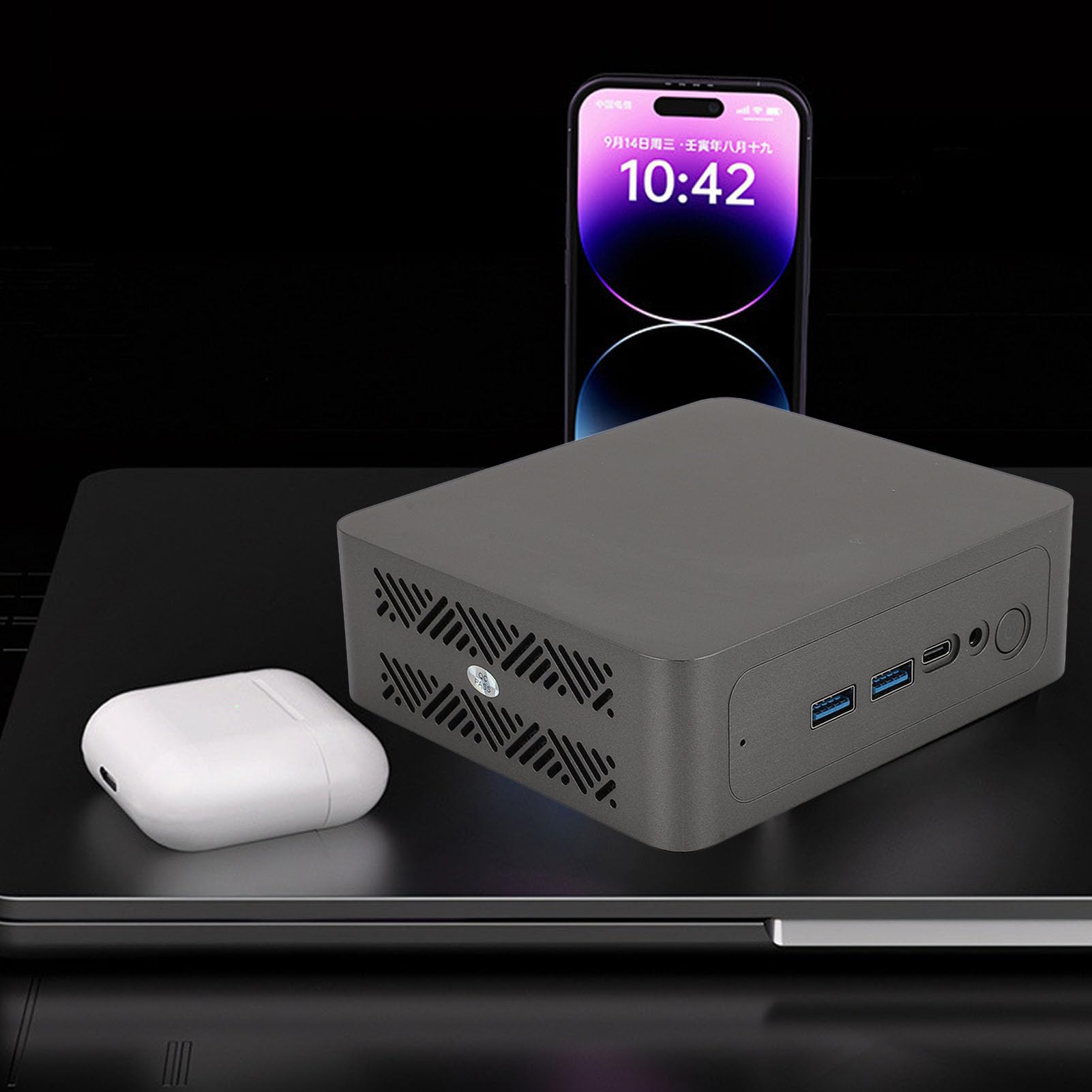 Mały Komputer Stacjonarny, łatwa Konfiguracja Mały Komputer Stacjonarny, 2666 MHz, Przenośny do Profesjonalnego Statku (wtyczka UE 8GB+512GB)