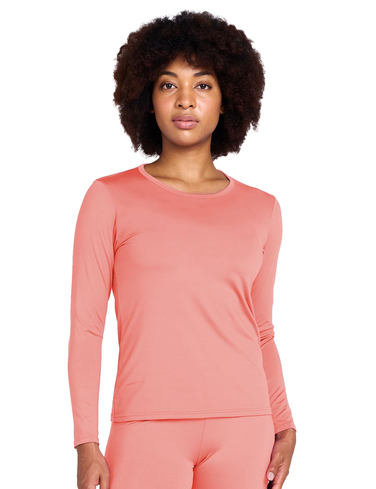 LAPASA Pacco da 2 o 1 Maglia Termica Donna Manica Lunga Fodera in Micro Pile - Pigiama Abbigliamento Intimo Canottiera Calda Elegante Elastica Traspirante Sportiva L15/L39/L42