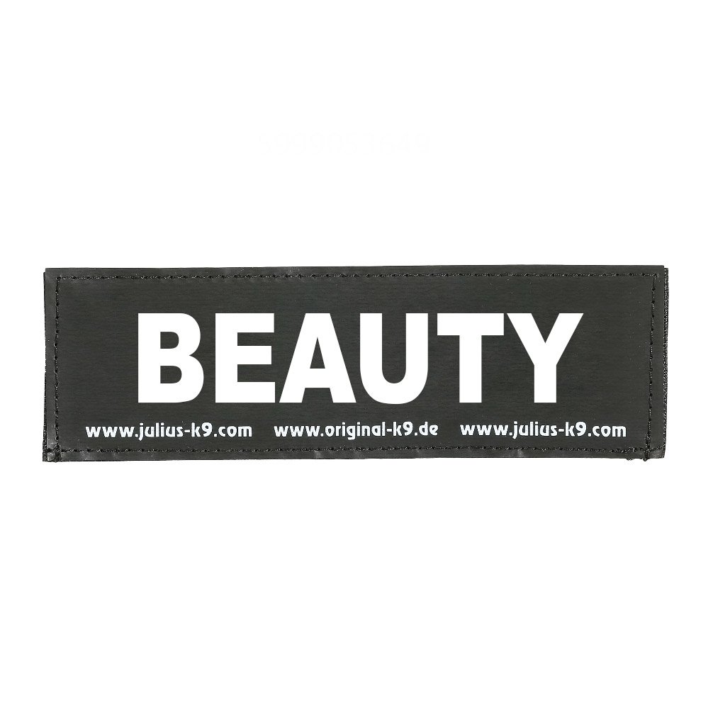 Interchangeable Patches, 1 pair, BEAUTY, Size: Small, Black — image 1