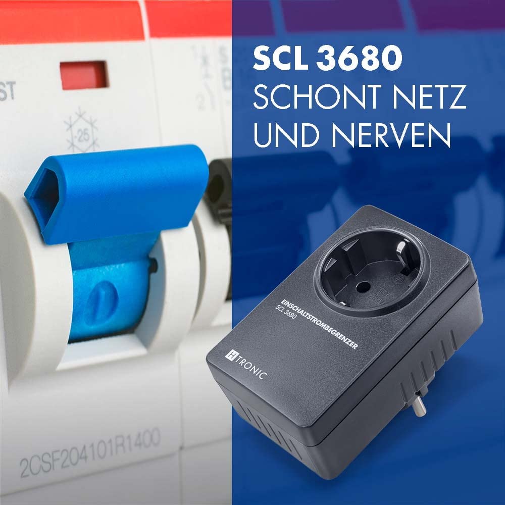 Einschaltstrombegrenzer SCL 3680 (Anlaufstrombegrenzer, Strombegrenzer, Überspannungsschutz)