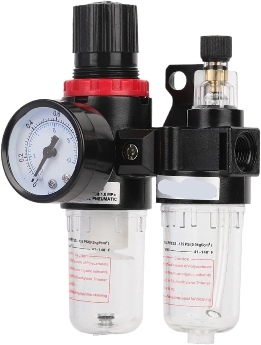 AFC2000 AFR2000 + AL2000 G1/4 Air Compressor Oil and Water Separator Air Filter is Used to Reduce the Pressure Valve Regulator