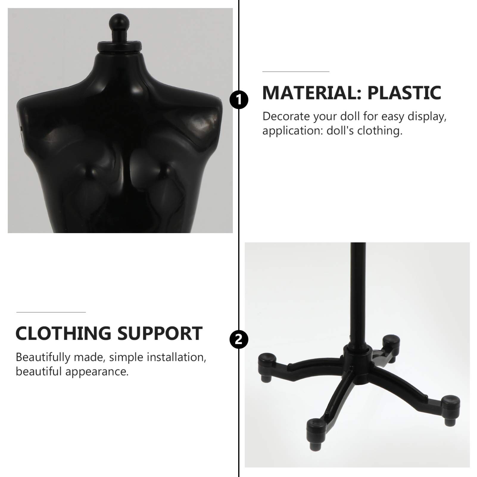 Amazon.com: 6PCS Doll Dress Form Sewing Doll Gown Garment Mannequin Model  Stand Clothing Display Torso Body Support for Children Kids : Industrial &  Scientific