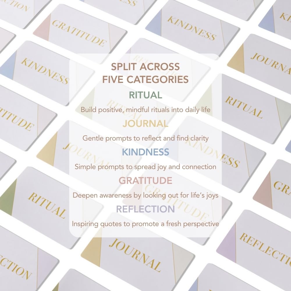Carte mentali 45 carte per rituali quotidiani gratitudine e diario per uomini e donne semplici passaggi per abitudini positive cura di sé per vite e carriere impegnate