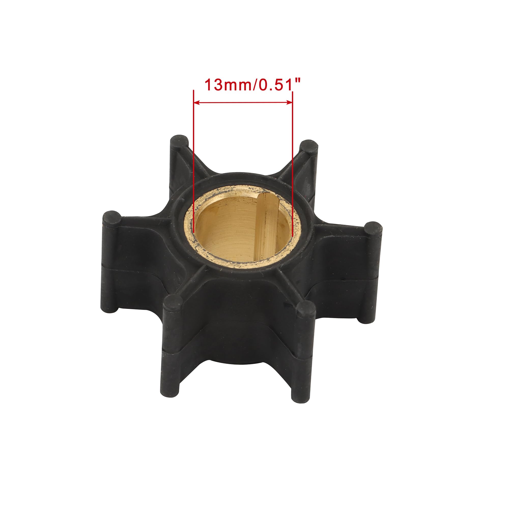 WOOSTAR Kit di Riparazione Girante Pompa Acqua Sostituzione per Johnson Evinrude 8HP 9.9HP 10HP 15HP Motore Fuoribordo OEM 394711 391698 386697 18-3327