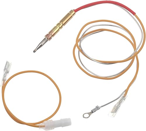 Miniatura 6 de Timsec Sensor termopar para calentador de patio al aire libre, con tuercas de conexión de extremo M8 x 1, rosca de cabezal termopar M6 x 0.75 y 2