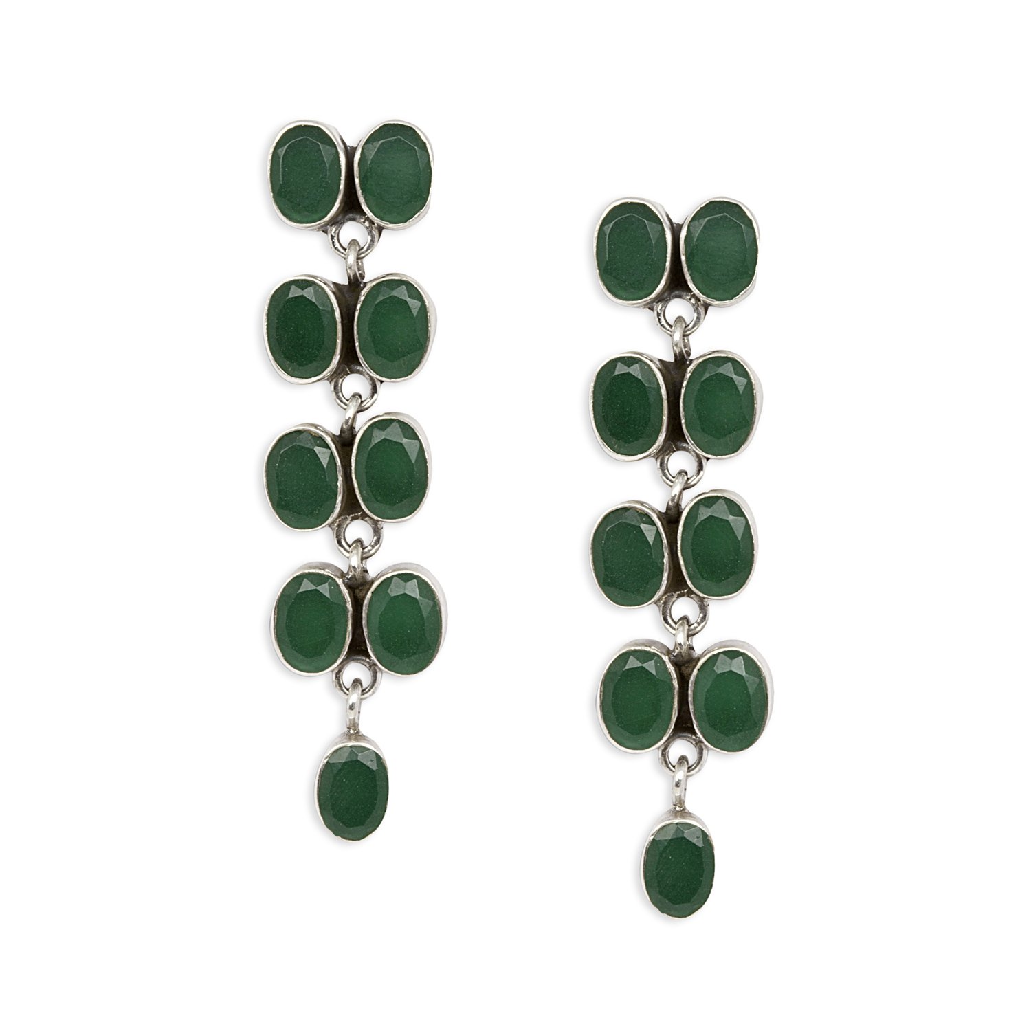 Silverwala 925-92.5 Sterling Silver Onyx Stone fashion Earrings for girls and women (B01BVH5F7S) Amazon Price History, Amazon Price Tracker