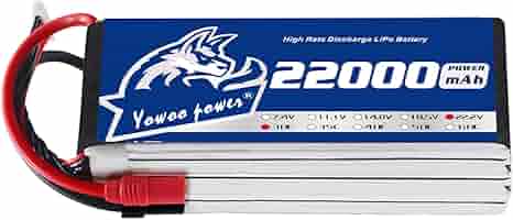 FULLYMAX リポバッテリー 6S22.2V 5100mAh ドローンなど用 FULLYMAX スタミナ 6S 22.2V 5100mAh 35C 362.5Wh/L - Goohobby