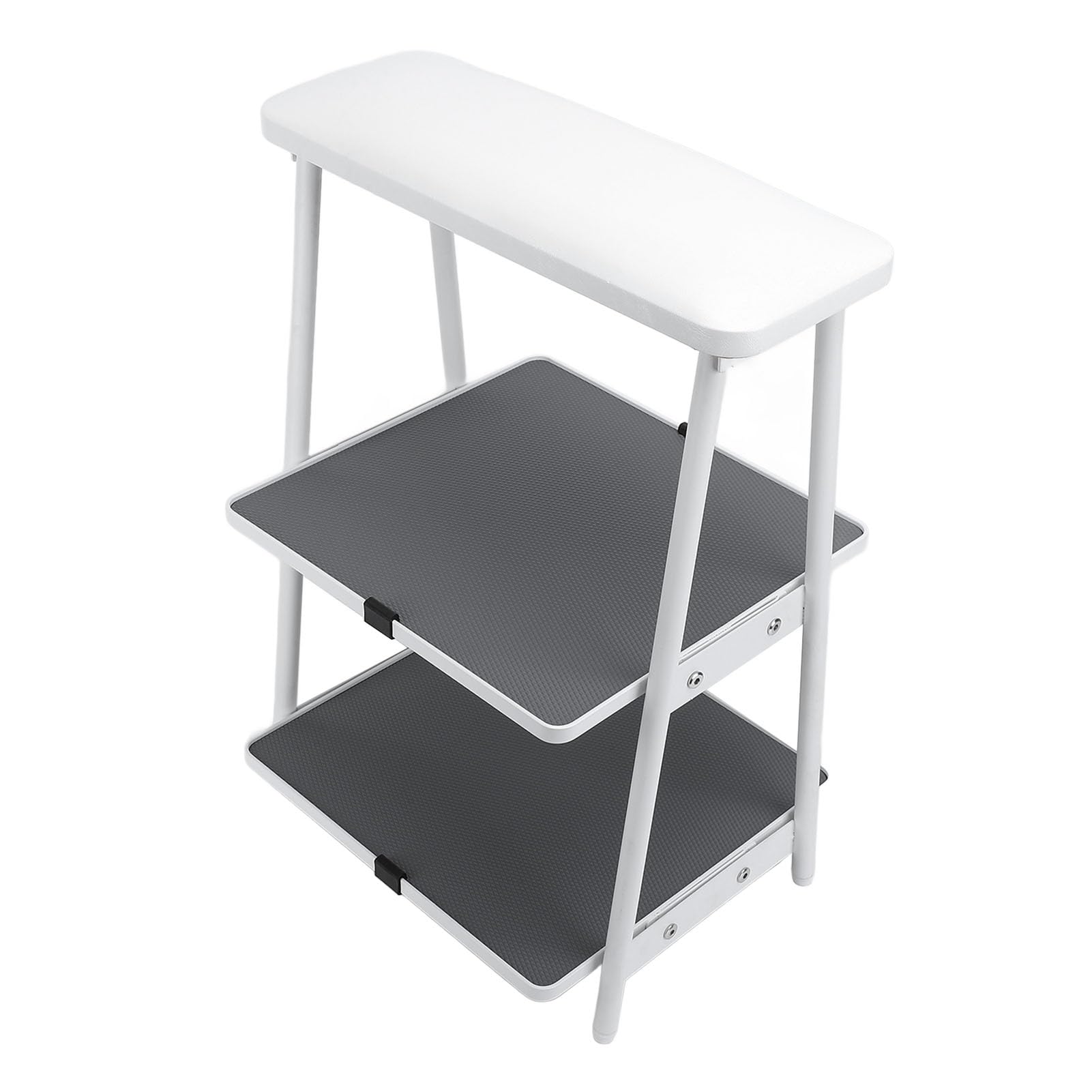 Poggiapiedi per Manicure Versatile Ed Elegante Supporto per Poggiapiedi per Pedicure per Salone di Bellezza per Uso Domestico in Acciaio Inossidabile 1 Pezzo