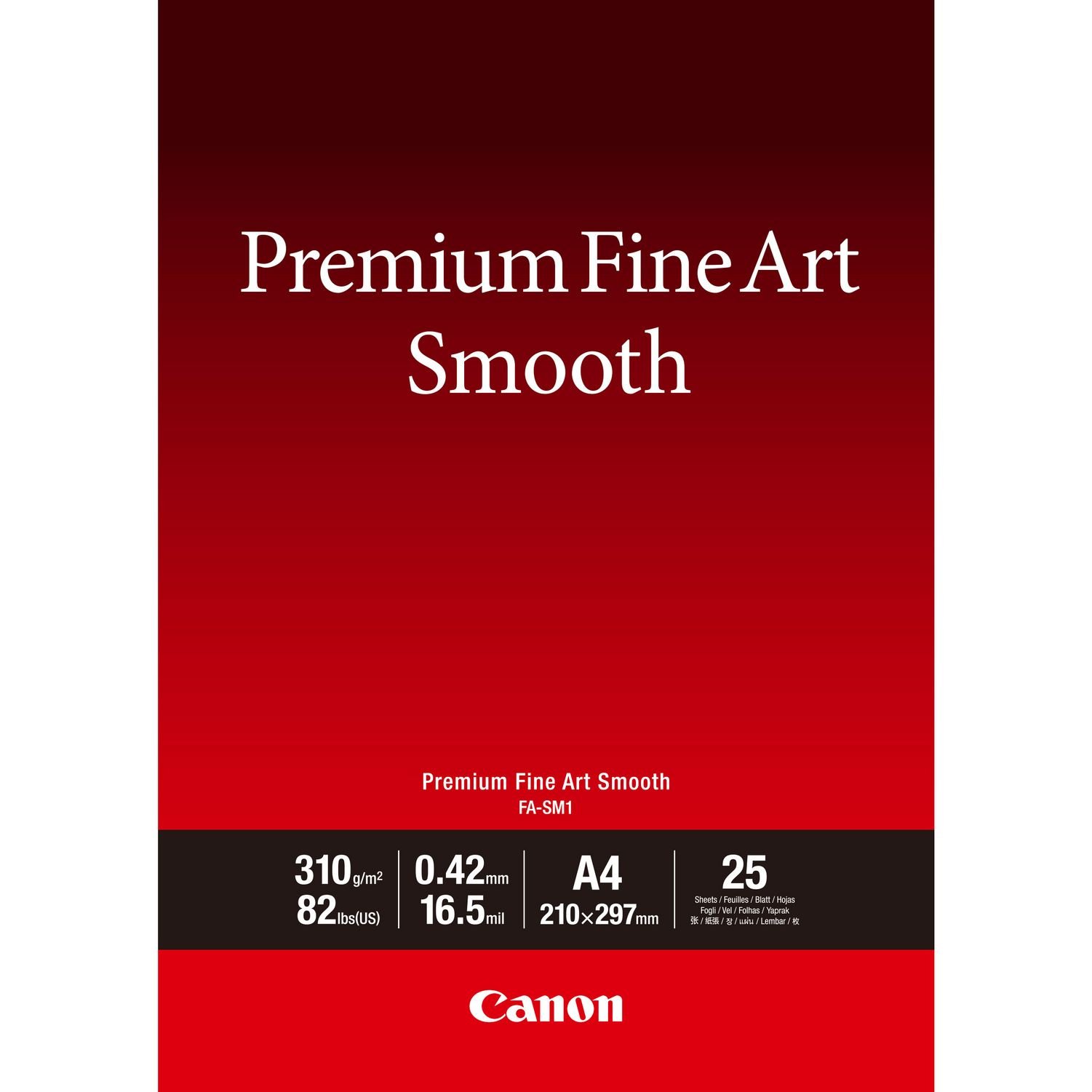 Canon FA-SM1 Papier Photo FineArt Mat Format A4 (25 feuilles) Ancienne Version