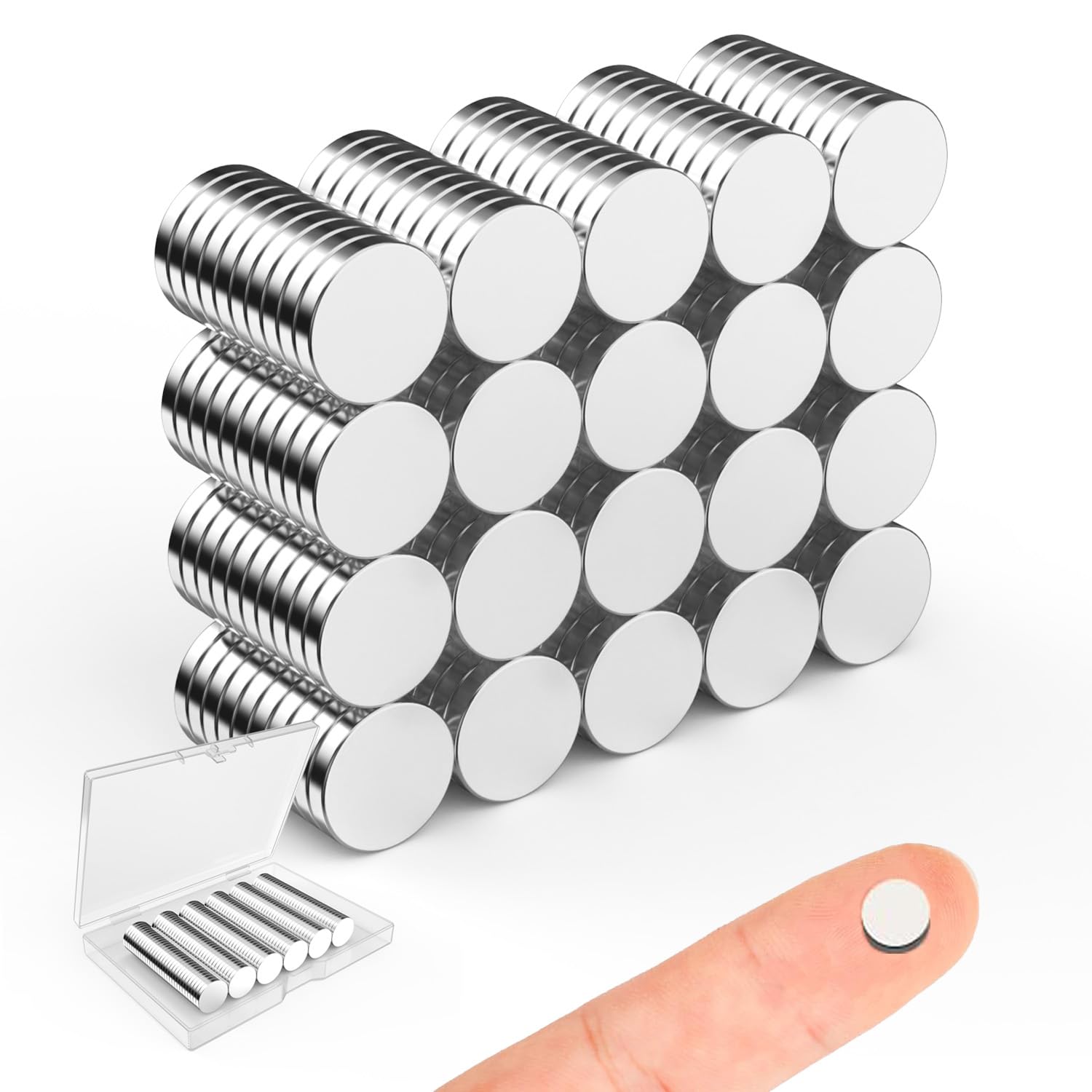 Small Magnets for Crafts, 10x3 mm Round Magnets 100 Pack — Amazon image 8