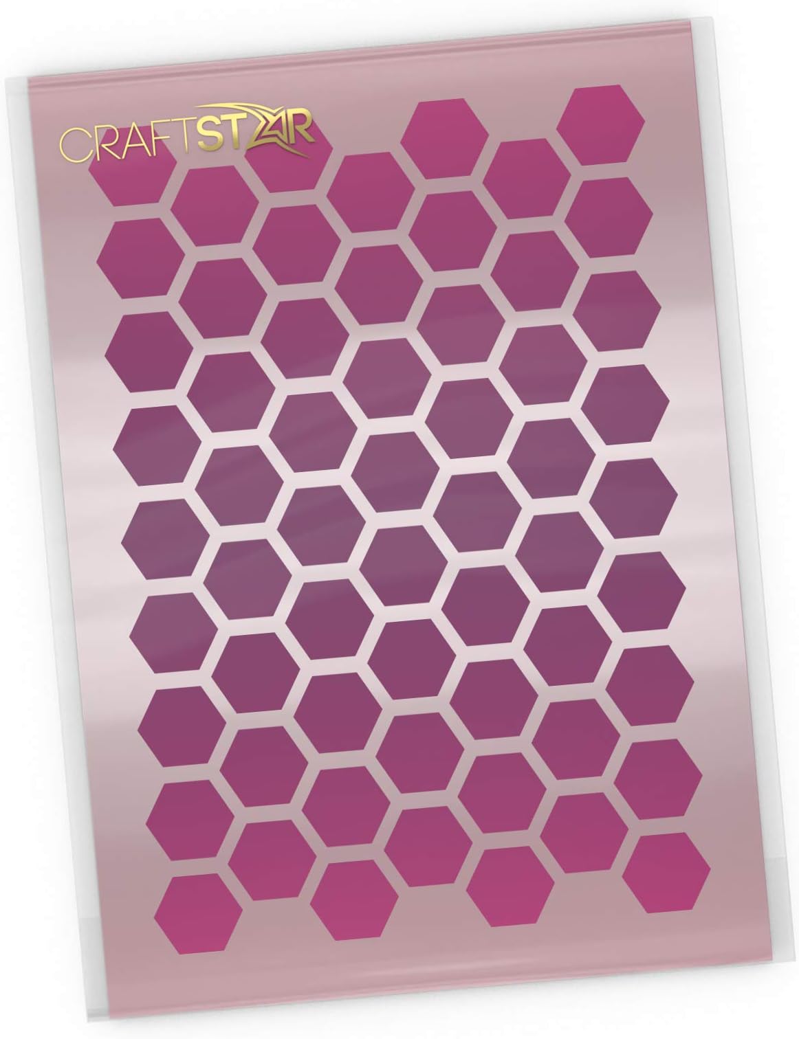 Honeycomb Stencil - Craftstar Mini Hexagons Background Pattern Craft Stencil