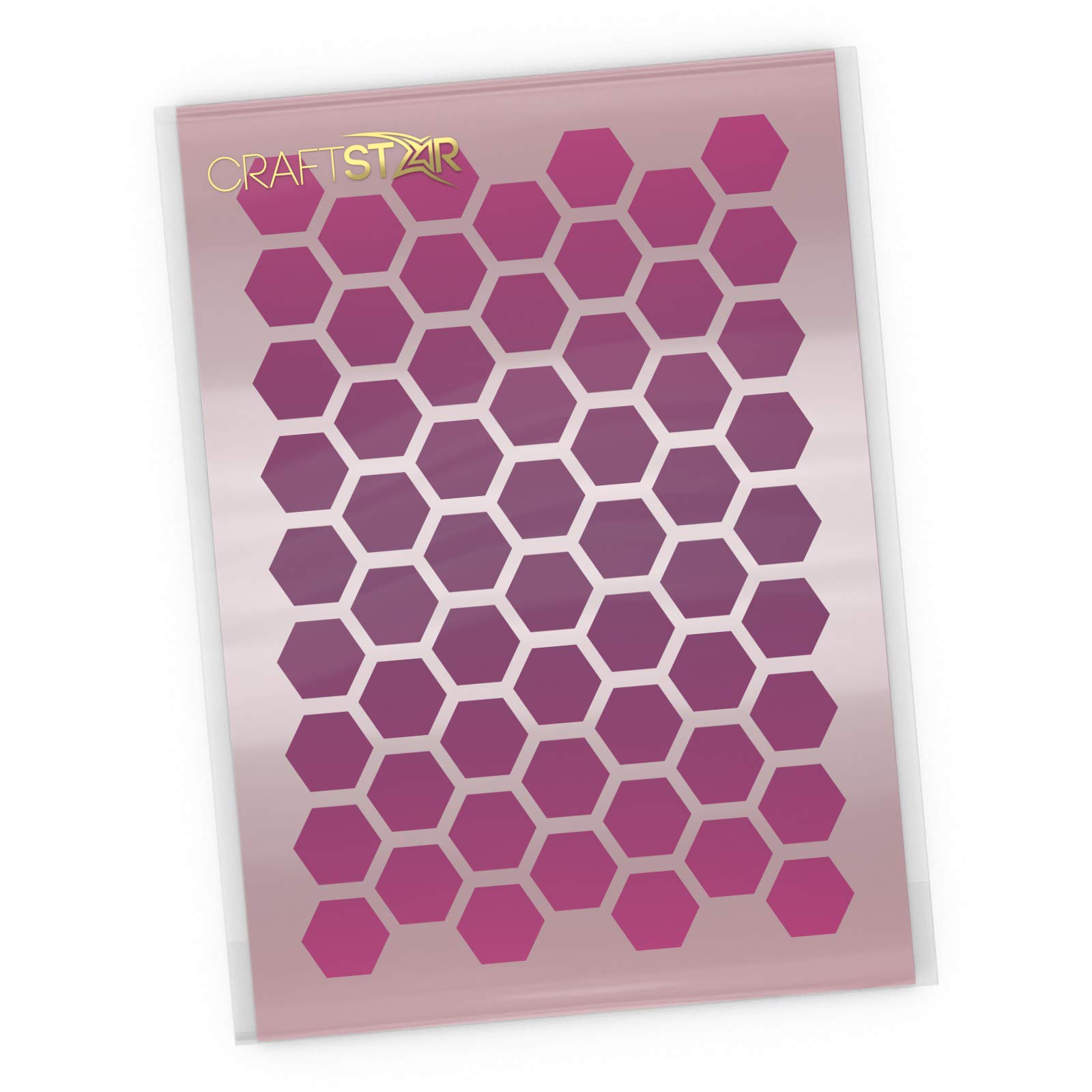 Honeycomb Stencil - Craftstar Mini Hexagons Background Pattern Craft Stencil