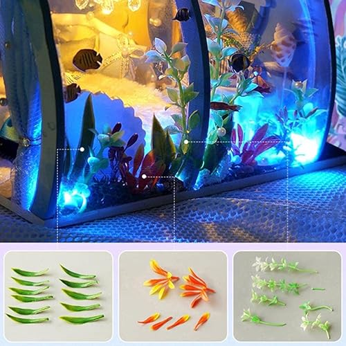 Miniatura 4 de EMUKOEP Modelo 3D Casa de Muñecas DIY Muebles Miniatura Ocean Room Kit