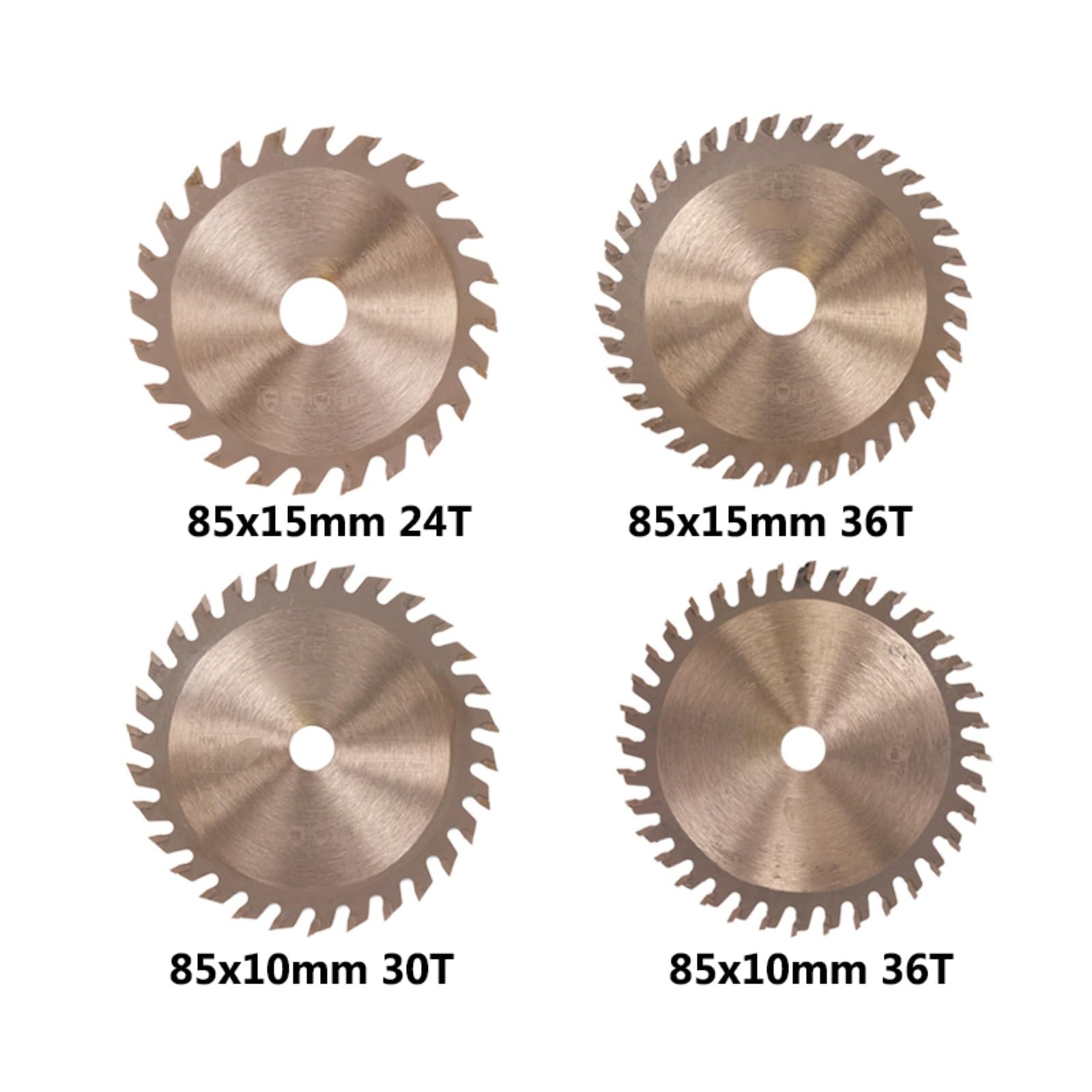 Brzeszczot do cięcia metalu 1PC 85x10/15mm brzeszczot tarczowy do drewna TCT pokryty TiCN 24T/30T/36T tarcza tnąca(85x10x36T)