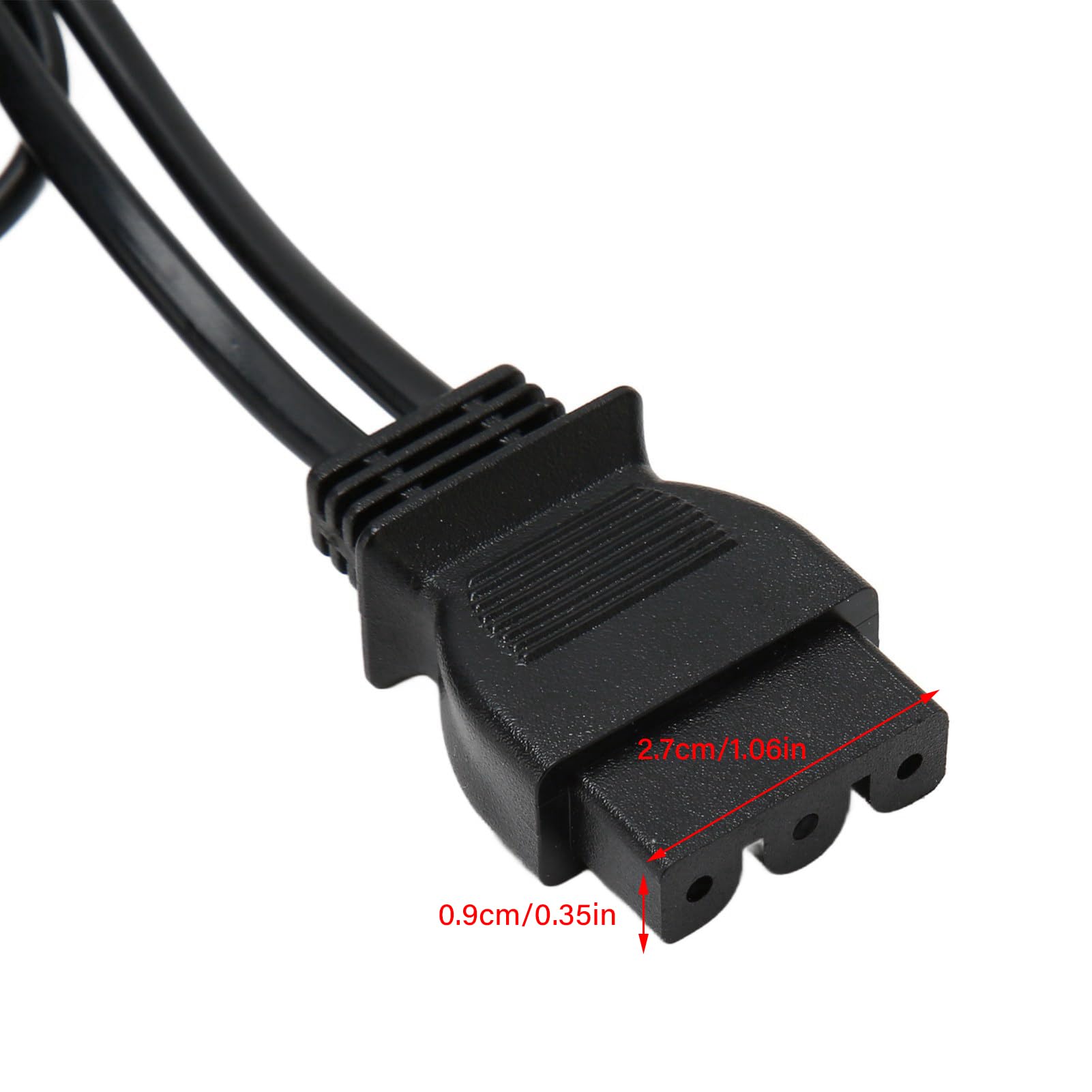 Pedal de control de pie para máquina de coser, pedal de pie de 5.3 pulgadas de largo y 3.5 pulgadas de ancho | Pedal de control de velocidad de plástico antideslizante para coser (220 V, enchufe británico)