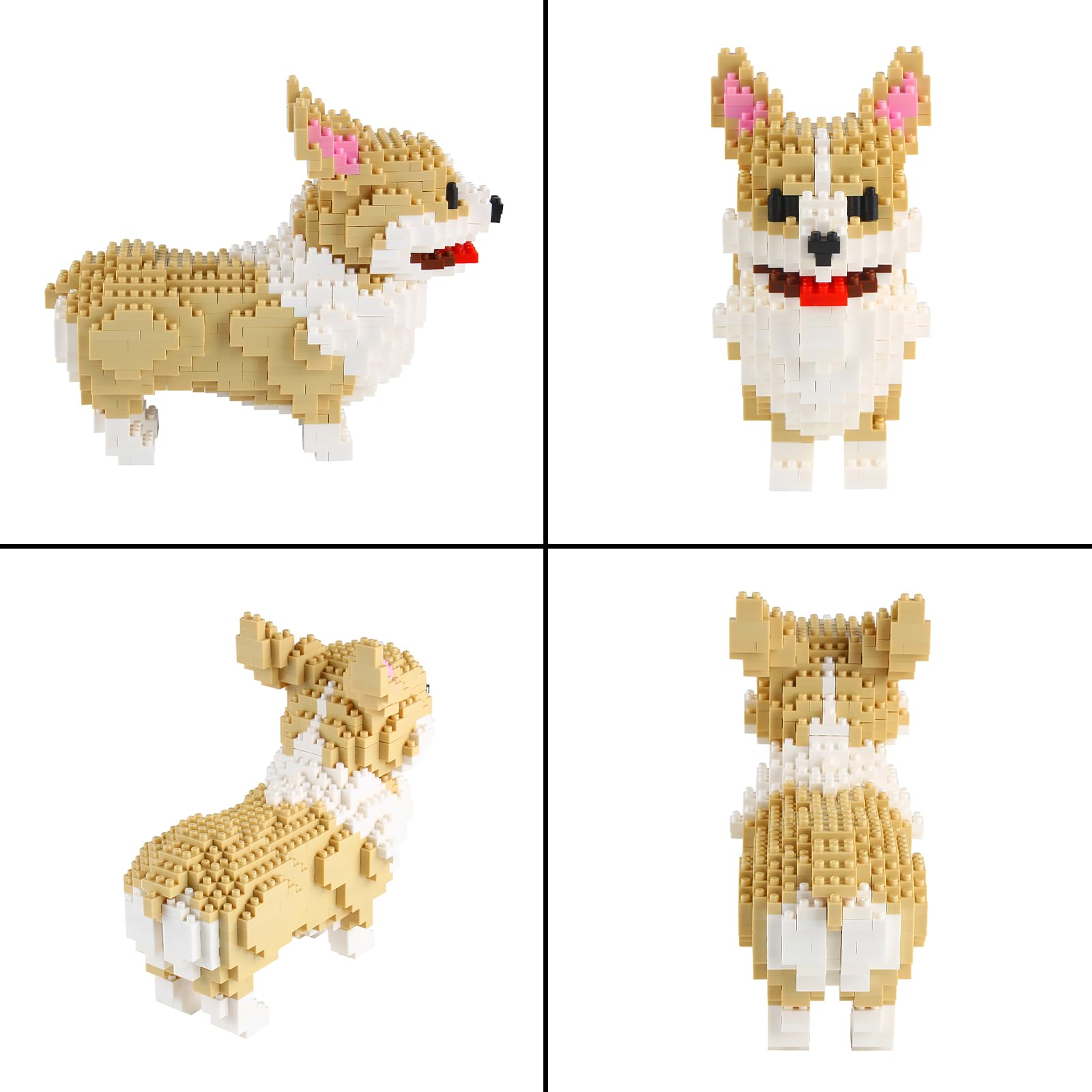 Amazon.com: Larcele Micro Dog Building Blocks Pet Mini Building