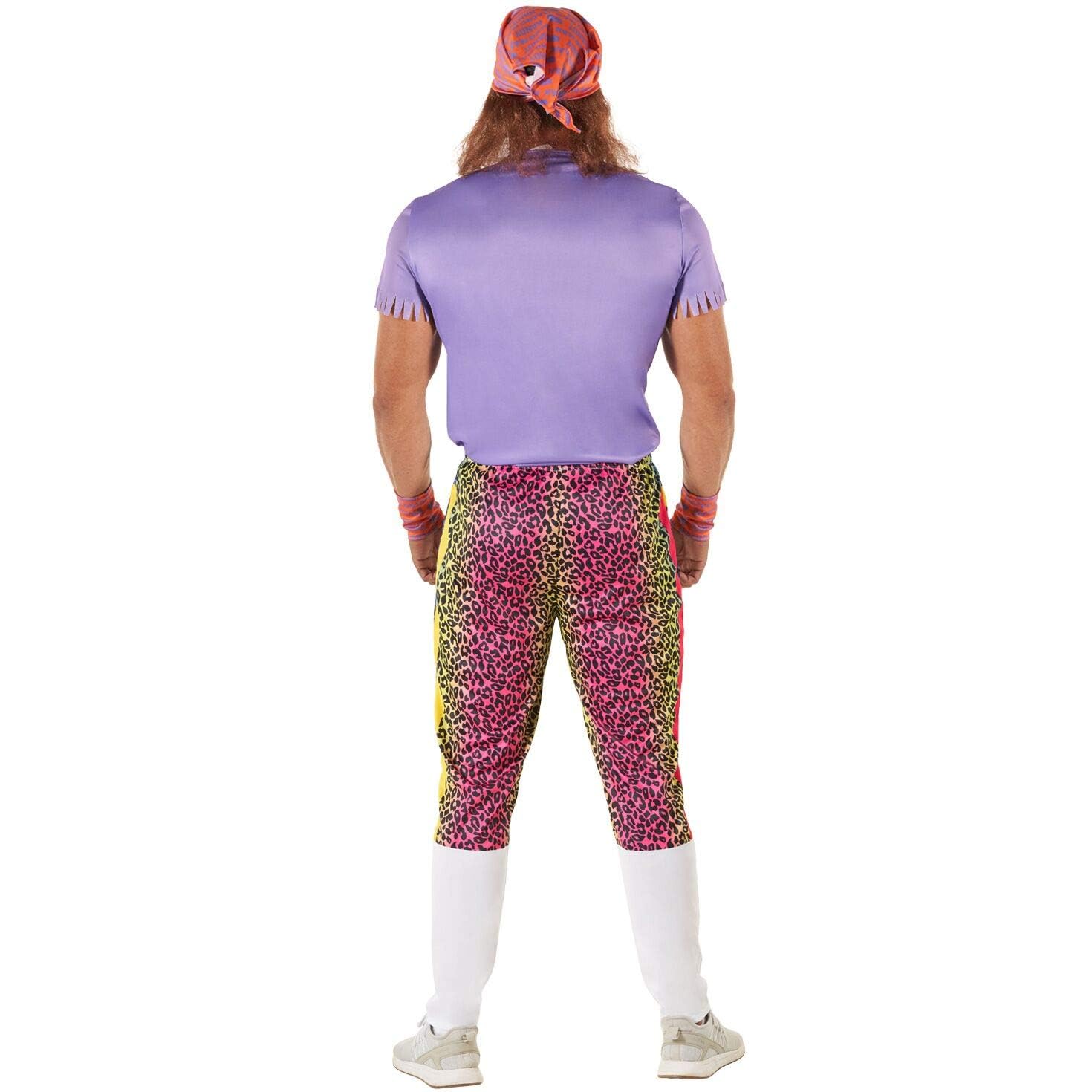 Morph Licencjonowany klasyczny kostium WWE Macho Man Randy Savage fioletowy dla dorosłych na Halloween