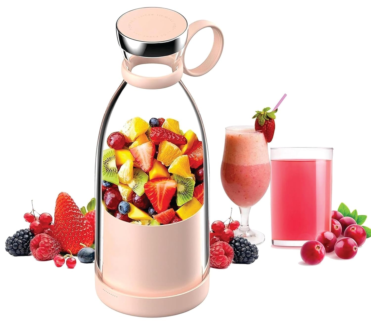 GIVOKA 450ml Portable Juice Blender, Juicer Bottle Mixer, Juice Maker, Fruit Juicer Machine Electric, USB Rechargeable Portable Nail drill Mini Juicer Grinder for Juices, Shakes and Smoothie (B0D9CZQ6M5) Amazon Price History, Amazon Price Tracker