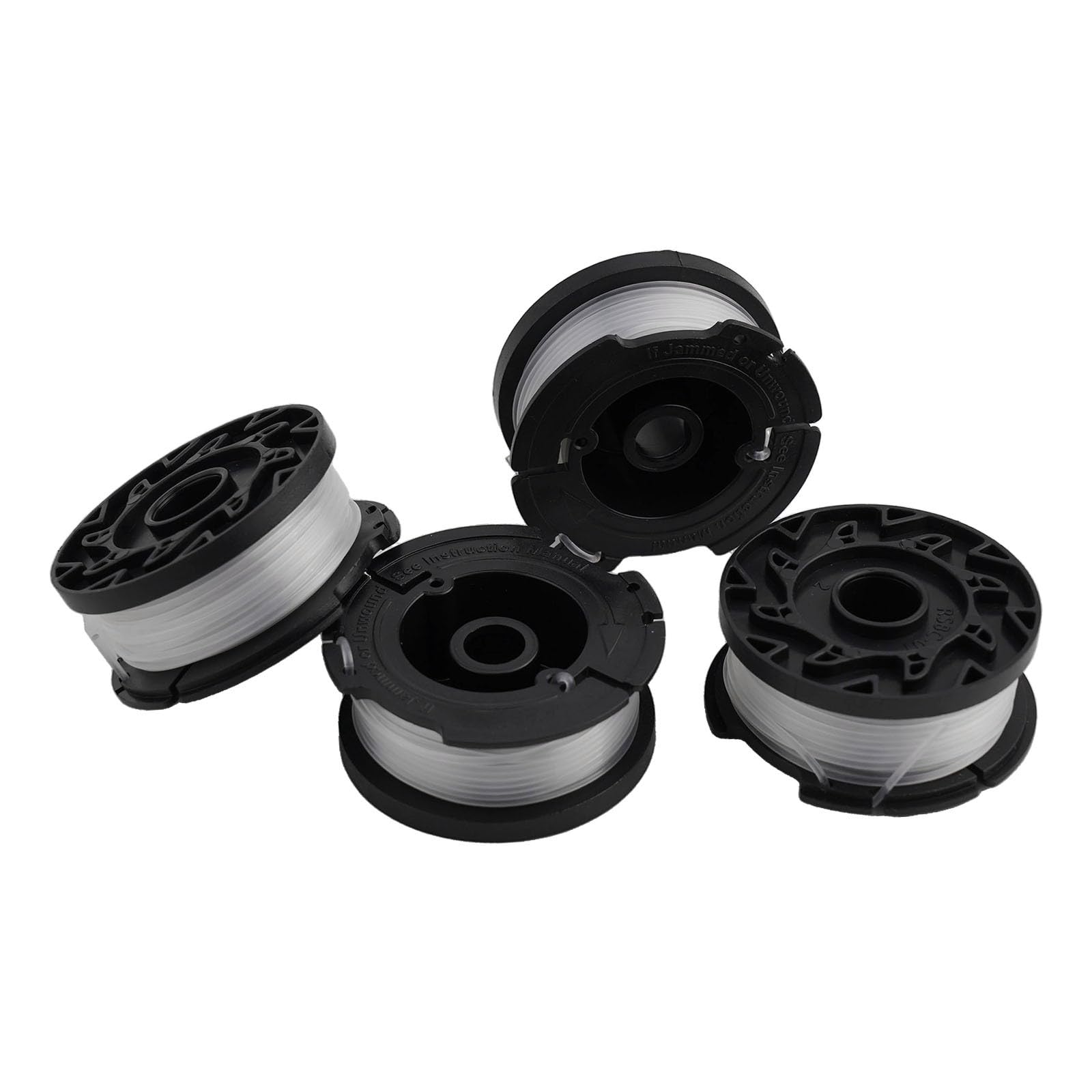 Bobine de fil en nylon ABS pour débroussailleuse Black & Decker GL280 GL230 GL340 (6 bobines de fil + 1 capuchon de bobine + 1 ressort)