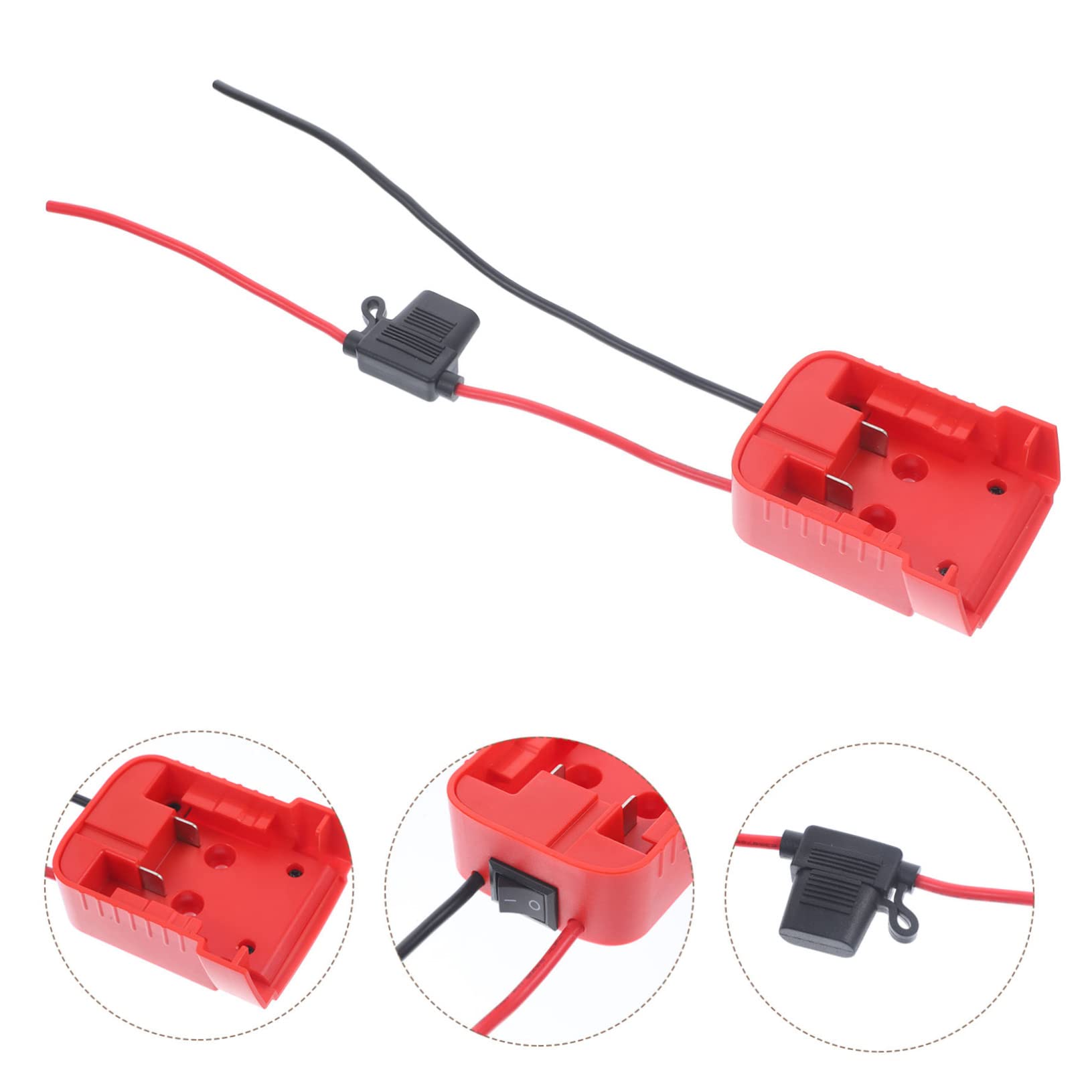 Hemobllo 3piezas Adaptador De Batería De Litio para Juguetes Conector De Alimentación De Fácil Instalación y Uso para Mejorar Herramientas y Proyectos De Robótica