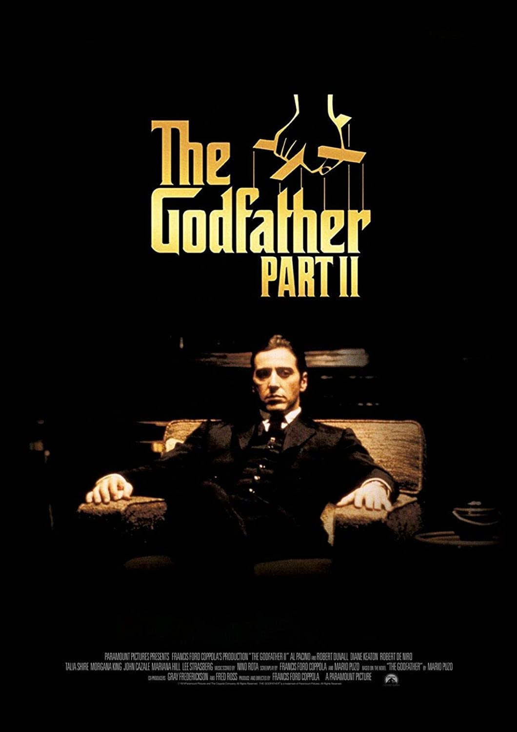 Multicolor The Godfather Part Ii Movie Film Cinema Print Poster Picture Wall Art Picture A4 +