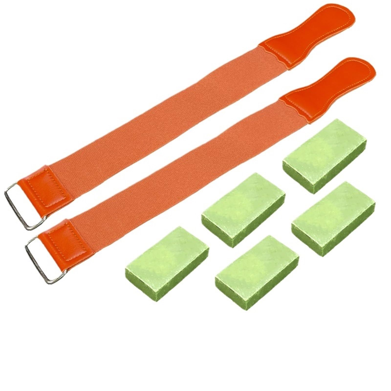 Coramella per Affilatura Cinturino in pelle for affilatura rasoio a mano libera, in da barbiere con composto lucidante Per Rasoi, Affilatura Coltelli E Scalpelli(Leather 2 compoundB5)
