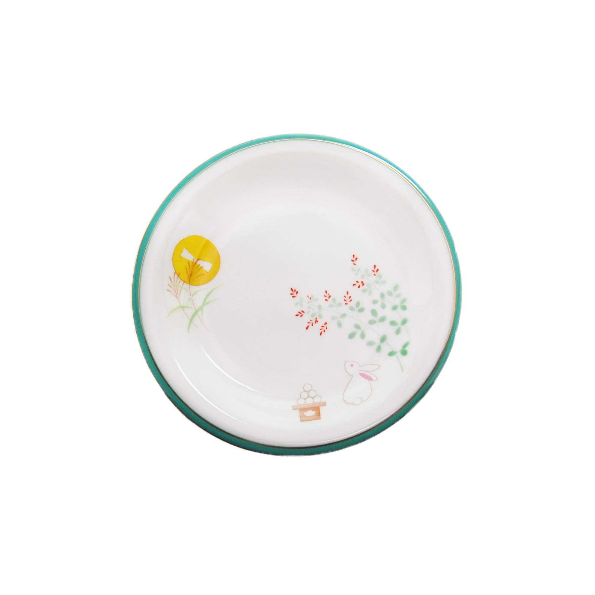 Amazon.co.jp: 香蘭社 銘々皿 月ごよみ 14.5cm IB576-FXR 5枚セット