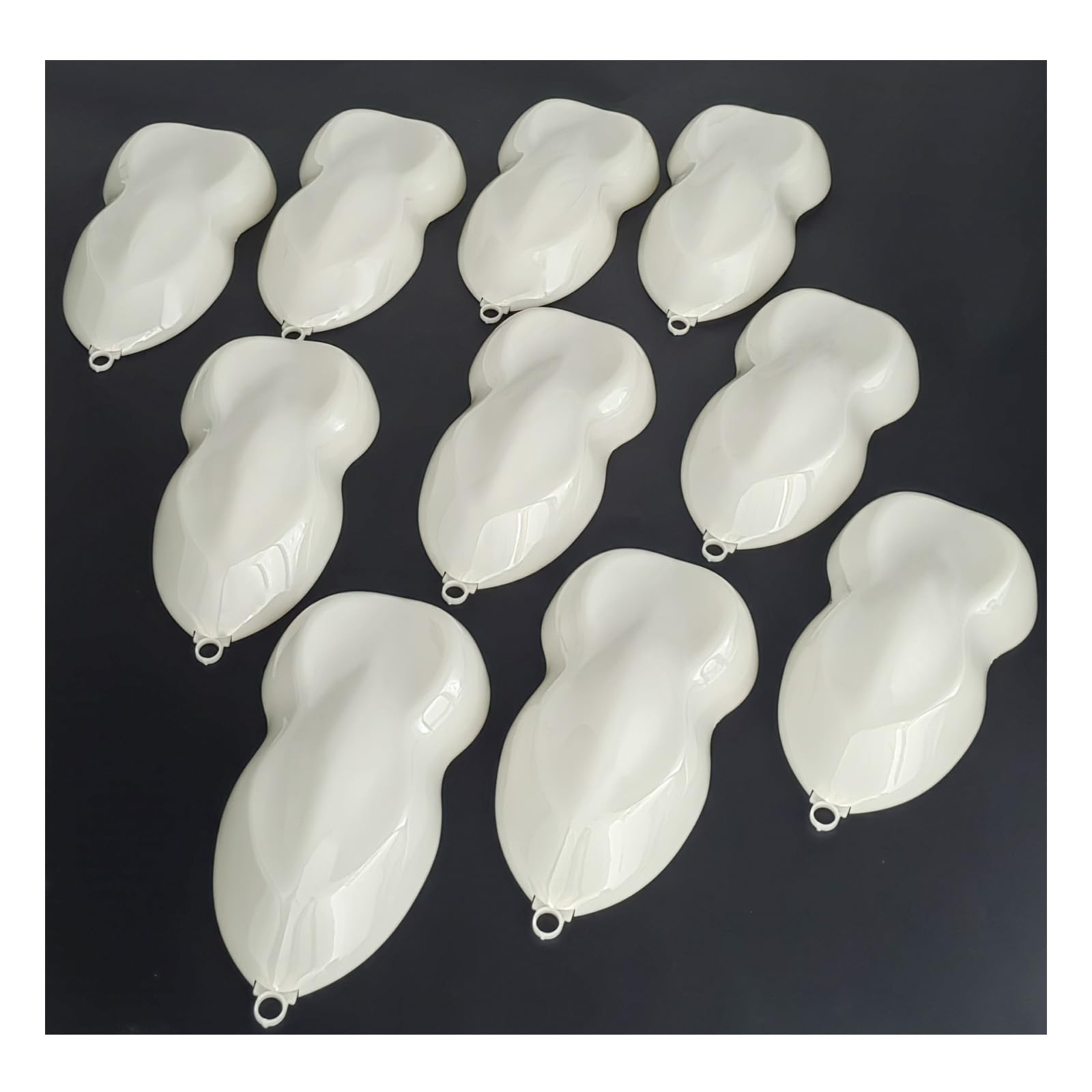 10PCS ABS Car Display Speed Shapes for Paint Wrap Sample Exhibition White