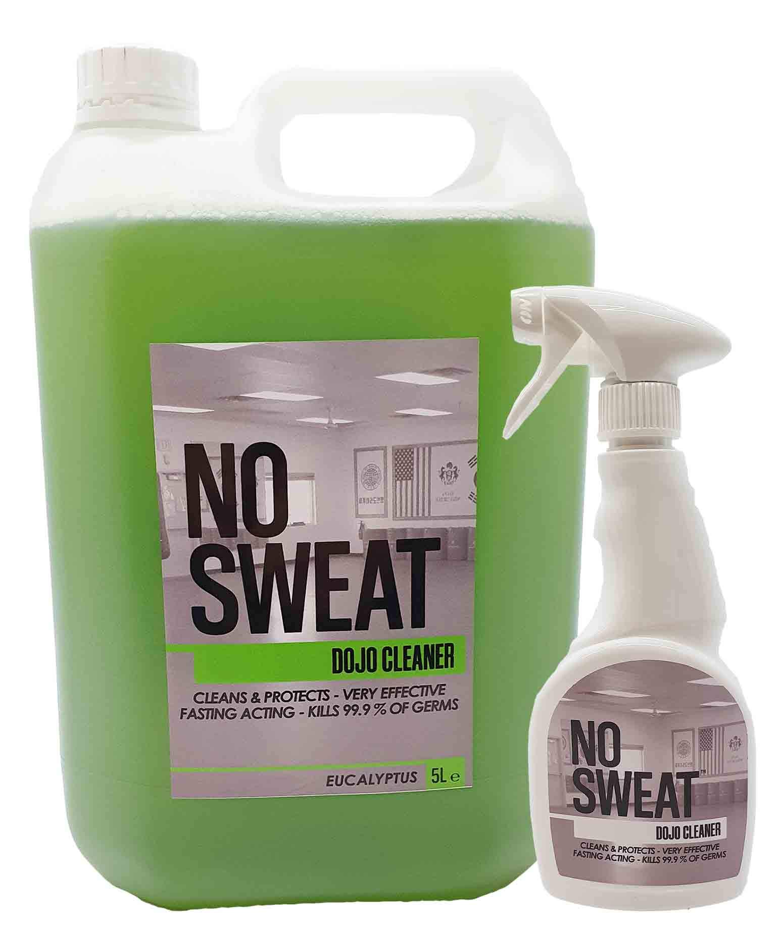 NO SWEAT Gym Equipment Cleaner Sweat Remover (5L) (Eucalyptus with Spray)