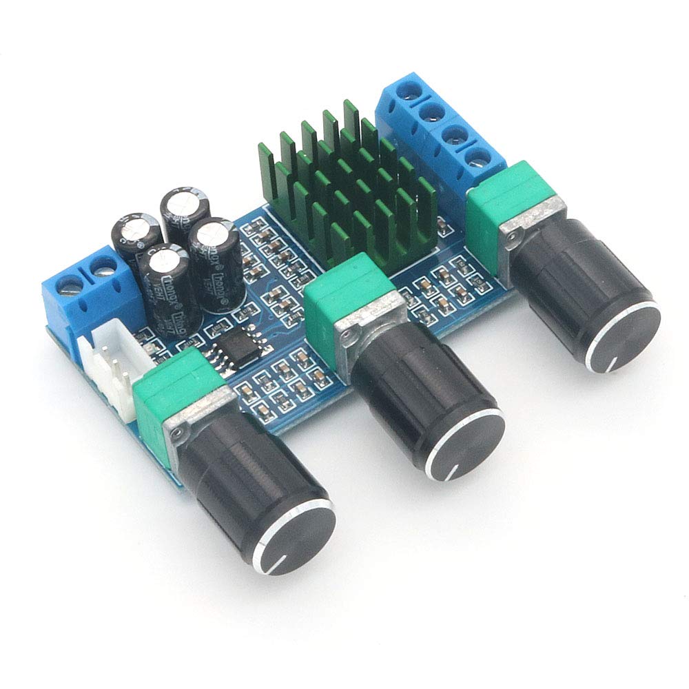 DollaTek XH-M567 DC12-24 V 80 W x 2 Digital Audio TPA3116D2 regulacja wysokości basu, preset płyta wzmacniająca
