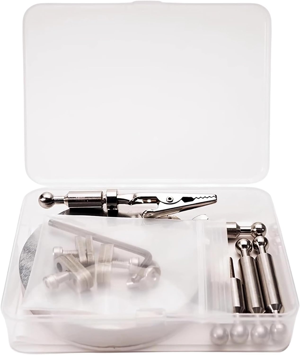 VGEBY Action Figure Stand, Durable ABS Stainless Steel Display Bracket For 6inch Dolls, Model Support Holder, Transparent Design, For Collectors, Hobbyists, And Stop Motion Animation Artists