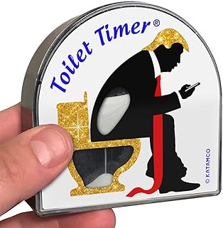 Katamco Toilet Timer (Presidential, Donald Trump), Funny Gift for Men, Husband, Dad, Birthday, Christmas, Stocking Stuffer. As seen on Shark Tank.