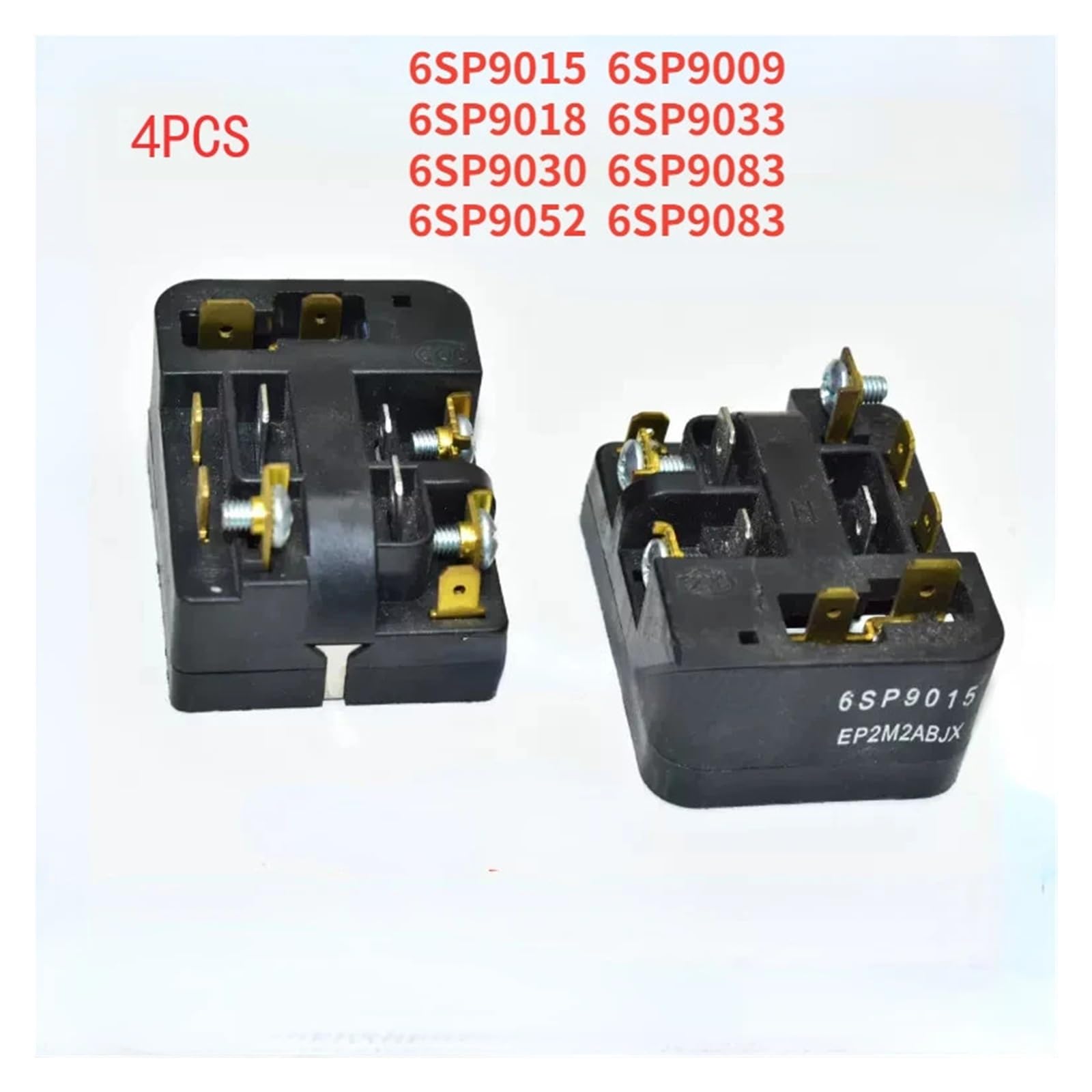 1 Stück for Kühlschrank mit Gefrierfach Kompressor Starter 6SP9015 6SP9018 6SP9030 6SP9052 Startrelais(6SP9030)