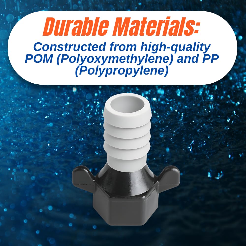 SEAFLO Universalpumpe 1,27 cm (1/2 Zoll) 14 FNPT x 1,9 cm gerade 2er-Pack