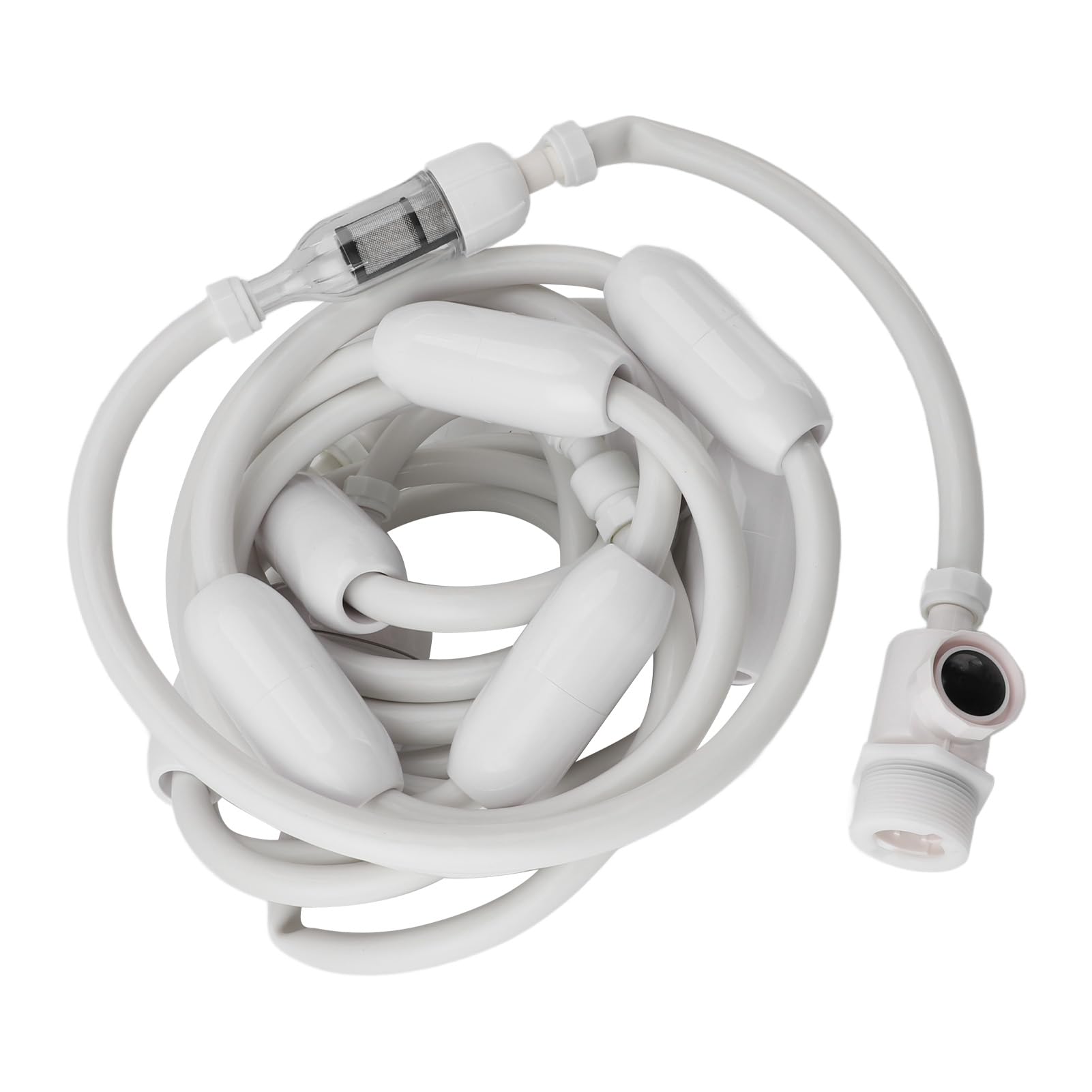 Haofy Tubo per Pulizia Piscina 30 Piedi PVC a Tenuta Stagna per Piscine Interrate Fuori Terra Tubo di Alimentazione per Piscina Costruzione Flessibile e Durevole Facile Manutenzione 1 Confezione